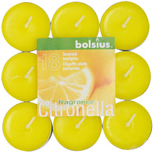 Load image into Gallery viewer, Bolsius Anti-Mosquito Citronella Tealight Candles, Scented - Pack of 18
