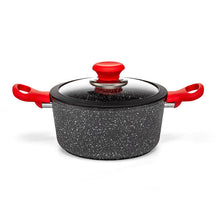 Load image into Gallery viewer, Luigi Ferrero Atlanta Non-Stick Cooking Pots with Glass Lids - Available in 3 Sizes
