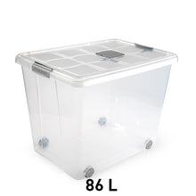Load image into Gallery viewer, Plastic Forte Box Nº8  with Wheels – 86L, 62 x 45 x 47cm
