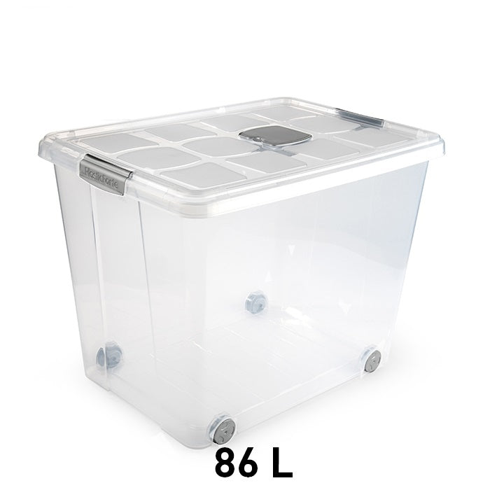 Plastic Forte Box Nº8  with Wheels – 86L, 62 x 45 x 47cm