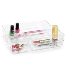 Load image into Gallery viewer, Plastic Forte Set of 3 Organizers – Transparent

