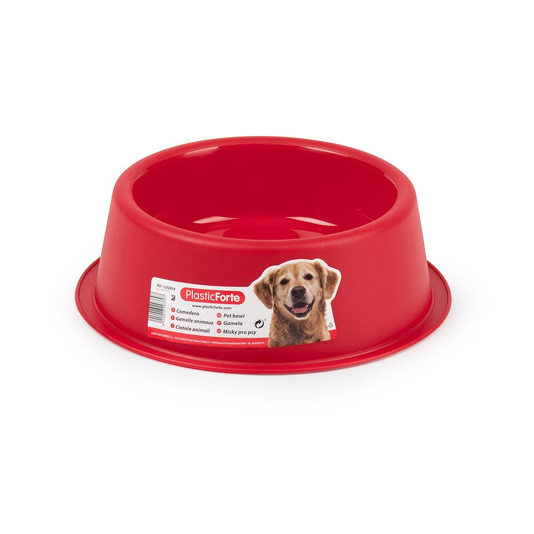Plastic Forte X-Large Pet Bowl – Available in Several Colors