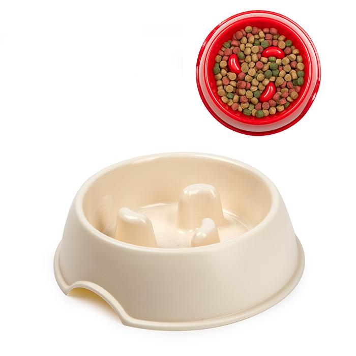 Plastic Forte Anti-Gulp Pet Bowl – Available in Several Colors