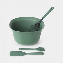 Load image into Gallery viewer, Brabantia Tasty+ Baking Set with Silicone Bowl, Fir Green

