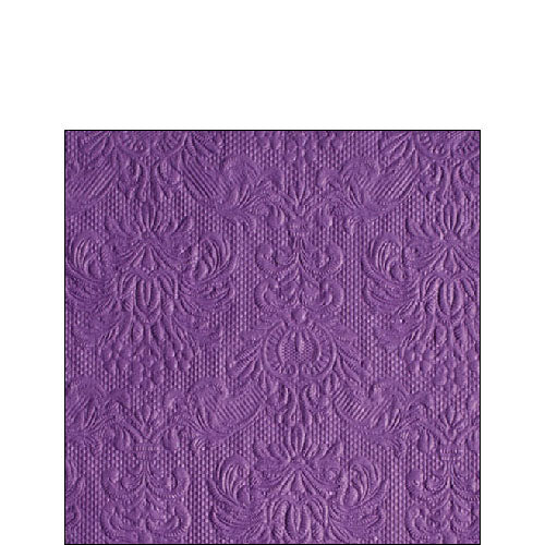 Ambiente Embossed Napkins Elegance Purple -  Available in 2 sizes