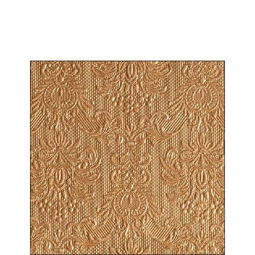 Ambiente Embossed Napkins Elegance Bronze -  Available in 2 sizes