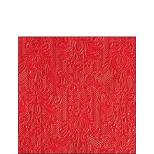 Load image into Gallery viewer, Ambiente Embossed Napkins Elegance Red -  Available in 2 sizes
