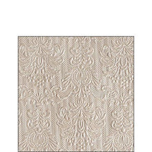 Load image into Gallery viewer, Ambiente Embossed Napkins Elegance Pearl Taupe -  Available in 2 sizes
