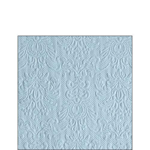 Ambiente Embossed Napkins Elegance Pale Blue -  Available in 2 sizes
