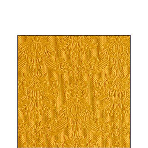 Ambiente Embossed Napkins Elegance Ocher -  Available in 2 sizes