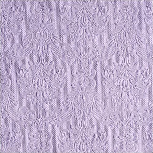 Ambiente Embossed Napkin Elegance Lavender - Large