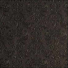 Load image into Gallery viewer, Ambiente Embossed Napkins Elegance Black - Available in 2 sizes
