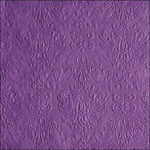 Load image into Gallery viewer, Ambiente Embossed Napkins Elegance Purple -  Available in 2 sizes
