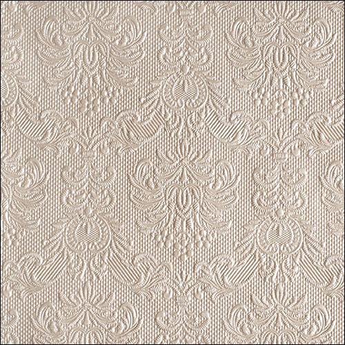 Ambiente Embossed Napkins Elegance Pearl Taupe -  Available in 2 sizes