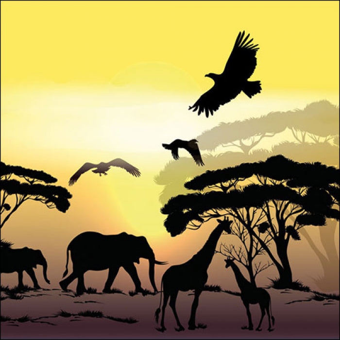Ambiente Africa Safari Napkin - Large