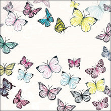 Load image into Gallery viewer, Ambiente White Butterfly Napkins - Large
