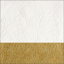 Load image into Gallery viewer, Ambiente Embossed Napkins Elegance Dip Gold -  Available in 2 sizes
