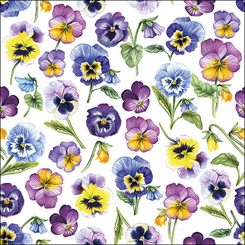 Ambiente Pansy All Over Napkins - Large