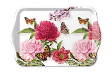 Load image into Gallery viewer, Ambiente Melamine Tray Peonies White - 13x21cm
