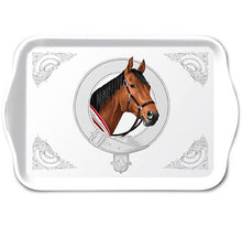 Load image into Gallery viewer, Ambiente Melamine Tray Classic Horse - 13x21cm
