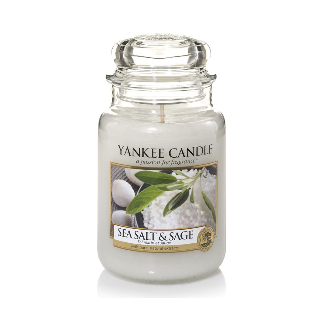 Yankee Candle Glass Jar Candle - Sea Salt & Sage