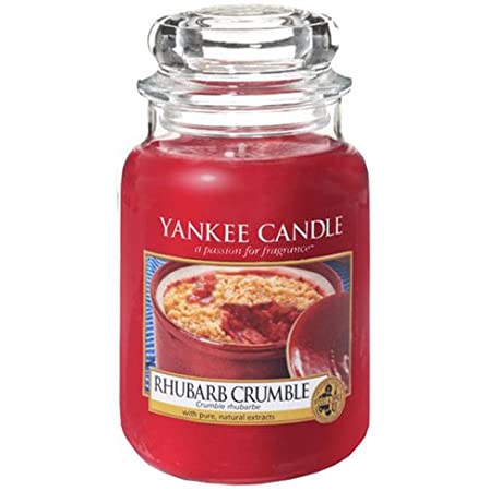 Yankee Candle Glass Jar Candle - Rhubarb Crumble