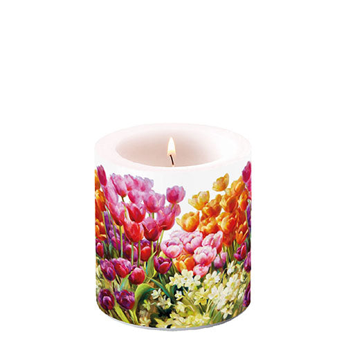 Ambiente Tulips Candle - Available in 2 sizes