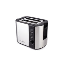 Load image into Gallery viewer, Nutricook Digital 2-Slice Toaster with LED Display, Stainless Steel Toaster with 2 Long &amp; Extra Wide Slots, 6 Toasting Levels, Defrost|Reheat|Cancel, Removable Crumb Tray - 800W
