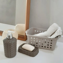 Load image into Gallery viewer, Plastic Forte Rattan Soap Dispenser - Available in different colors
