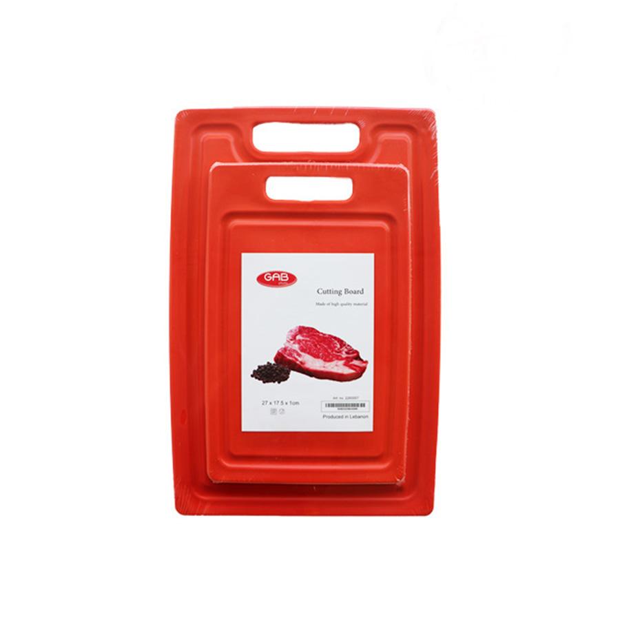 Gab Plastic Red Cutting Boards for Meat - Available in 3 sizes