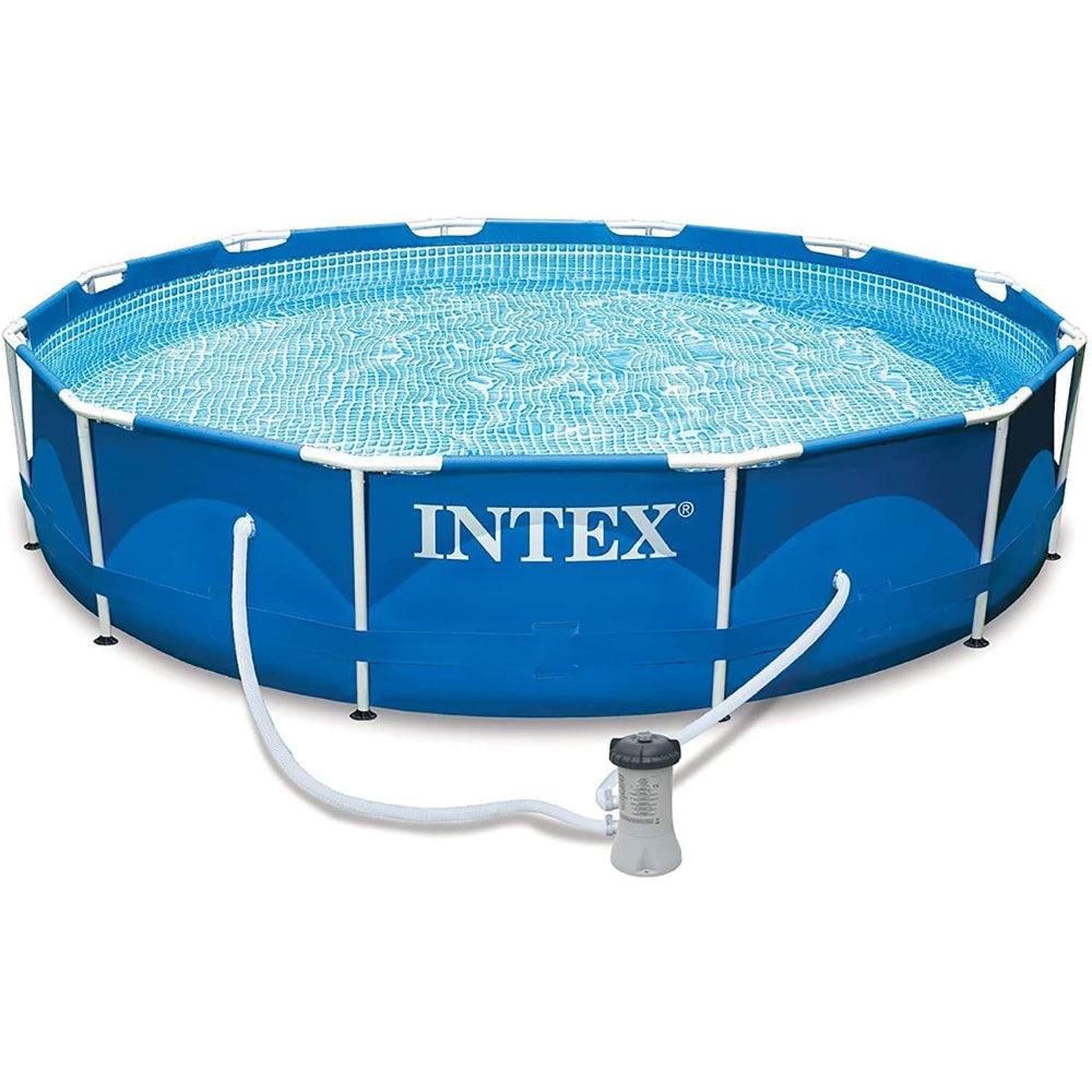 Intex Metal Frame Pool Set - 366x 76cm, 6503 Liters