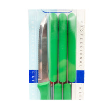 Load image into Gallery viewer, Topps Ivo Set of 6 Table Knives – 11cm Blade, Green
