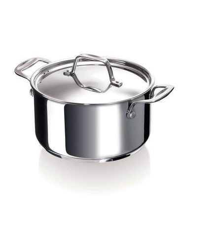 Beka Chef Stainless Steel Casseroles with Lids - Available in several sizes