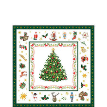 Load image into Gallery viewer, Ambiente Christmas Evergreen White Napkins -  Available in 2 sizes
