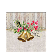 Load image into Gallery viewer, Ambiente Christmas Bells Napkins -  Available in 2 sizes
