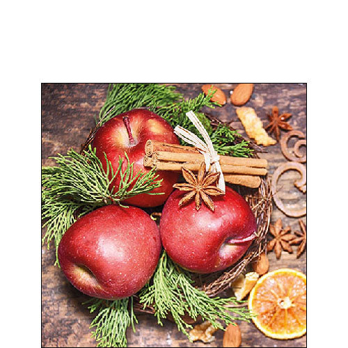 Ambiente Winter Apples Napkins -  Available in 2 sizes