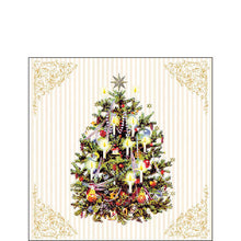 Load image into Gallery viewer, Ambiente X-Mas Tree Cream Napkins -  Available in 2 sizes
