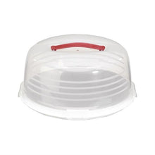 Load image into Gallery viewer, Curver Large Round Plastic Cake Box with Handle
