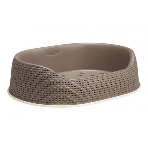 Curver PetLife Pet Basket-2 Sizes, Mocha or Dark Grey