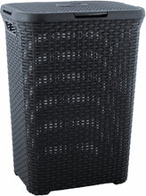 Load image into Gallery viewer, Curver Rattan Laundry Hamper- 60 Liters, Available in several colors
