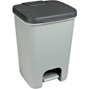 Curver Essentials Pedal Bin – 20 Liters, Grey