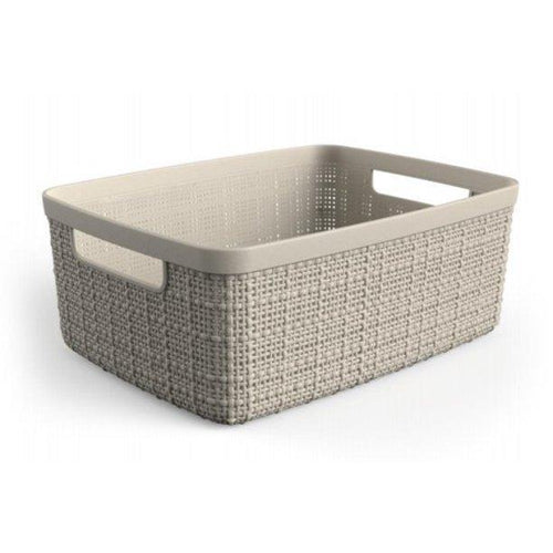 Curver Jute Small Baskets - 5L, 27 x 20 x 11cm