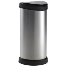 Load image into Gallery viewer, Curver Deco D-Shaped Touch Bin with Inner Bucket, 40 Liters - Available in Several Colors

