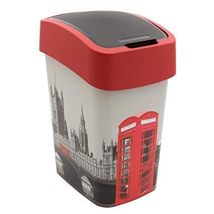 Curver Pacific Slide Bin, 25  liters - London Red