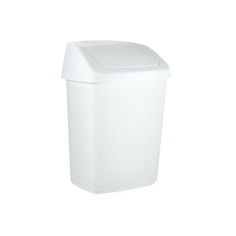 Curver Waste Bin with Swinging Lid, 10 Liters - Available in several colors