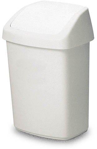Curver Waste Bin with Swinging Lid, 15 Liters