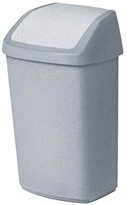 Curver Waste Bin with Swinging Lid, 50 Liters