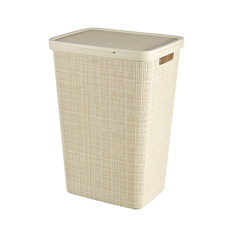 Curver Jute Laundry Hamper– 58 Liters, Available in 3 Colors