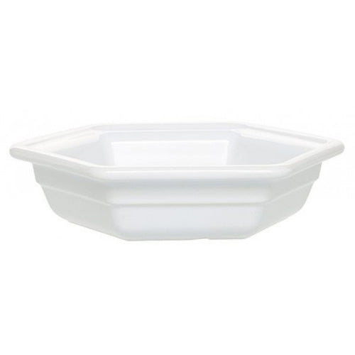 Emile Henry Gastron Hexagonal Dish, Large - White