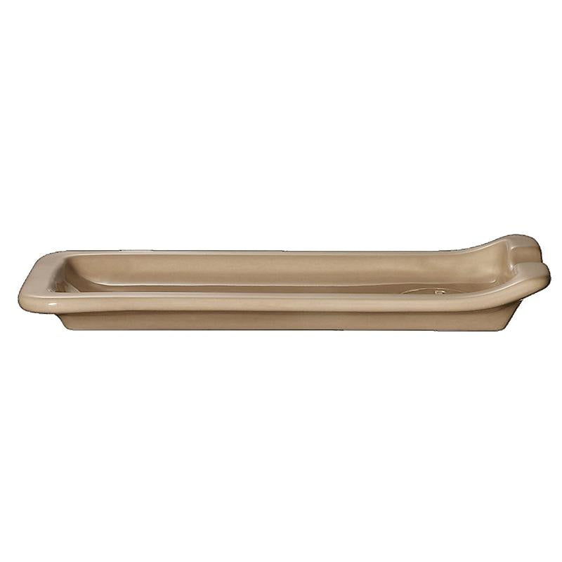 Emile Henry Cooking Spoon Rest, 22.5cm - Muscade (Dark Beige)